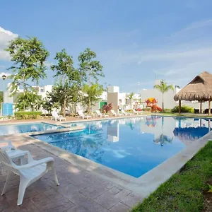 Apartamento Gema Turquesa En Privada Con Seguridad Y Familiar Apartamento